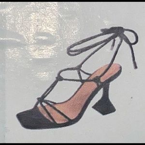 Anne Michelle Black squared heels (3inches)